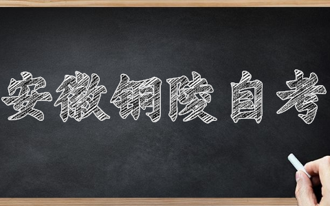 安徽銅陵自考報名